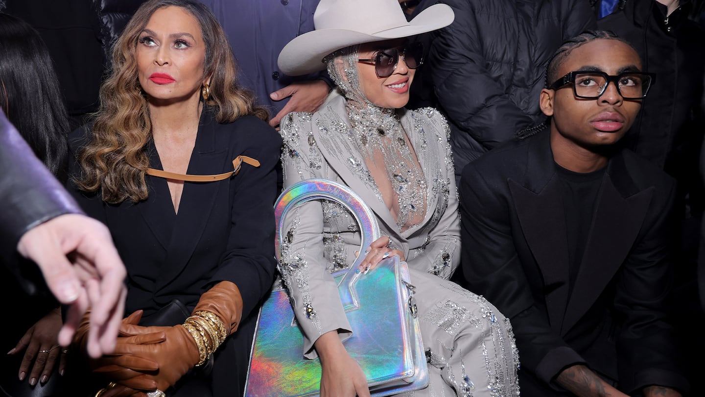 Beyonce attends the Luar show in Bushwick.